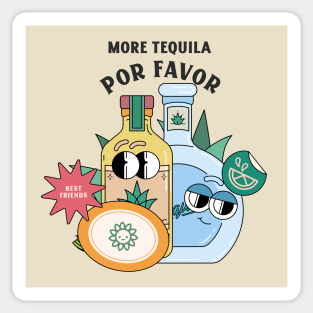 Tequila Lover Fiesta Party Drink Drinking Shots Sticker